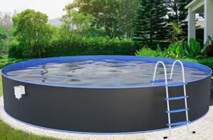 Set piscina in acciaio Steinbach Nuovo Ø 450 x 120 cm