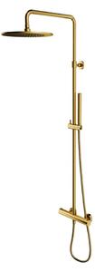 Omnires Y Y1244SUGLB Set doccia termostatico, oro spazzolato