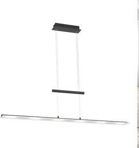 Selltec LED lampada a sospensione NELE 130 cm regolabile in altezza, CCT, dimmerabile, interruttore a sensore antracite Soggiorno, sala da pranzo, cucina 15880055, 15880013