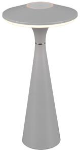 Lampada ricaricabile da esterno grigia con LED incorporato 2W TORREZ RL
