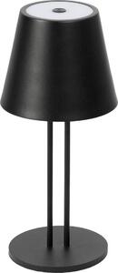 Lindby Lampada da tavolo ricaricabile a LED Janea TWIN, nero, metallo