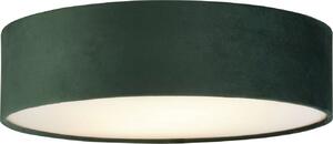 Plafoniera Metallo rotondo D: 38 cm Verde E27 2 luci Plafoniera moderna