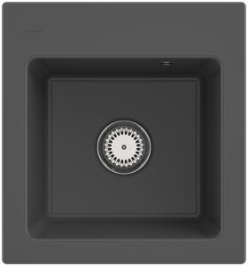 Lavello da cucina Villeroy&Boch, lavello da cucina Subway 45 XS Graphite 475x510mm, larghezza base 45cm