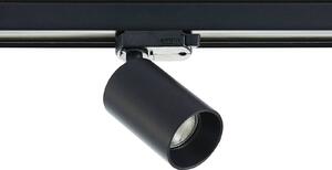 Faretto su binario Arcchio Brinja, nero, Ø 6 cm, trifase