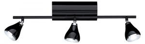 Plafoniera a LED nera con faretti orientabili VENICE