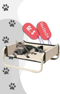 Maelson Soft Bed - lettino pieghevole per cani, beige, taglia S - 56 x 56 x 24 cm