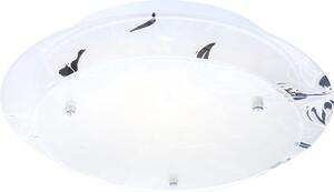 Lampada da soffitto Globo Claire cromata, 1xE27; 48077