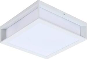 Applique da esterno Lindby Sivana, bianco, alluminio, 26 cm x 26 cm