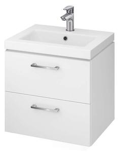 Cersanit Lara - Mobiletto con lavabo, 46x49x40 cm, 2 cassetti, bianco S801-146-DSM