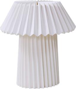 Lampada da tavolo Lindby Magali, bianco, carta, Ø 34 cm, E14