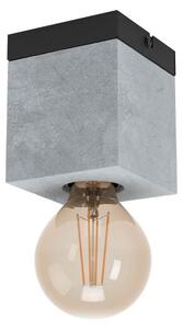 Plafoniera a 1 luce HxLxL 11x9x9 cm Prestwick 3 nero/grigio