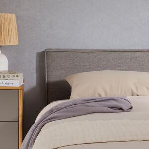 Testiera ANISA imbottita 90 cm grigio – elegante testiera letto effetto melange, testiera con rivestimento in tessuto, resistente e confortevole, schienale letto