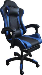Sedia da scrivania Krit Relax Nero-Blu