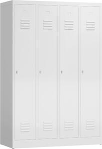Armadio Armadio 4 scomparti 1800 x 1200 x 500 mm grigio chiaro X-510140