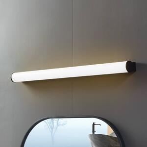 Lucande Applique LED per il bagno Vilmara, bianco/nero, alluminio