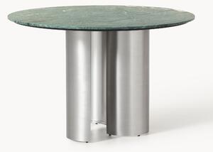 Tavolo da pranzo rotondo con piano in marmo Noam, Ø 120 cm