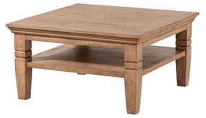 MASSIVMOEBEL24 | Tavolino da Salotto TOULOUSE #112 in Legno di Mango Oliato Beige - 85x85x45