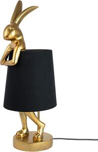 Lampada da tavolo Kare rabbit 50 cm oro / nero
