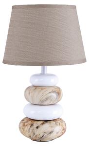 Lampada da tavolo, Vetroceramica, grigio, H 20 cm