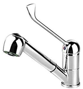 Rubinetto da cucina estraibile con maniglia