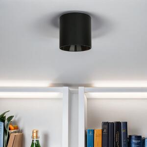 Spot a soffitto Ø 12,7 cm GU10 Nero Cucina Corridoio Metallo Moderno Lampada a soffitto a superficie