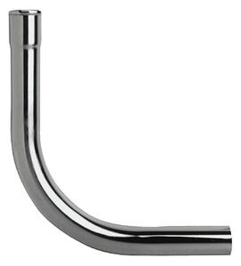 Tecuro curva 90° per tubo di risciacquo Ø 28 mm per valvola di risciacquo WC - ottone cromato