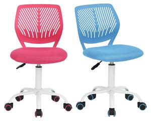 Set di 2 sedie da scrivania per bambini, regolabili in altezza, senza braccioli, design moderno