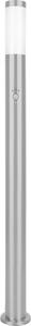 Lampada da giardino Grafner con rilevatore di movimento, acciaio inox, altezza: 110 cm, 1x presa E27, IP44, luce da sentieroLampada da giardino Luce da giardino Luce da stativo per esterni