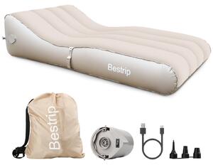 Letto gonfiabile con pompa, taglia XL, 220x110 cm, completo di borsa