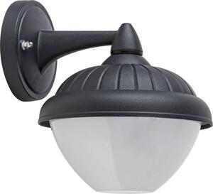Modesto applique da esterno nero E27 1X MAX 40W IP44 Ø:17cm