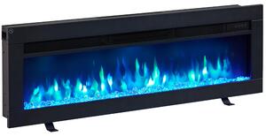Camino elettrico da incasso BALDERIA Agnes 40 – Potenza termica fino a 1800 W, nero