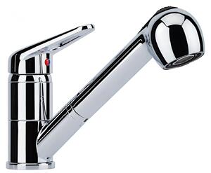 Franke Novara-Plus miscelatore in ottone con doccetta estraibile cromo 1150693500