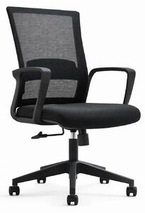 Sedia da ufficio ergonomica con schienale in rete e struttura robusta