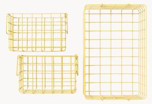 Set di 3 cestini in metallo The Baskets