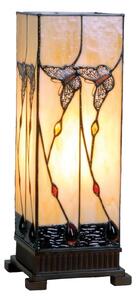 Clayre&Eef Lampada da tavolo Amberly in color ambra (45 cm)