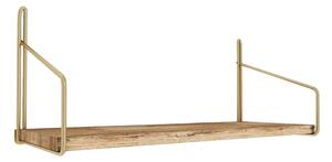 Mensola in legno di quercia di colore naturale 45 cm Duvar - Kalune Design