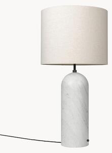 Lampada da terra con luce regolabile e base in marmo Gravity, alt. 120 cm