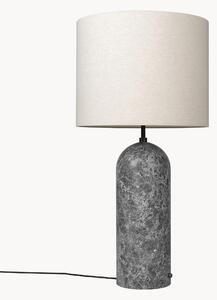 Lampada da terra con luce regolabile e base in marmo Gravity, alt. 120 cm