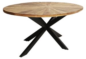 NIO - tavolo ovale in legno massiccio