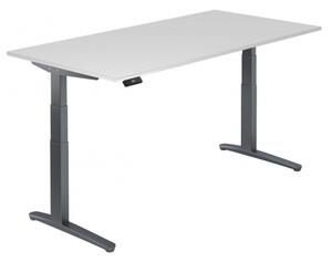 XBHM 2E GG - Bianco, 200 x 100 cm, regolazione elettronica dell'altezza