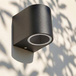 Lampada da parete per esterni Maxkomfort 1267-BK1, 1x GU10 IP44 alluminio nero
