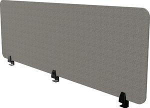 ASSMANN Parete divisoria per scrivania VITECO 160 cm Sesame Nero Grigio, 160x56 cm