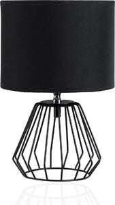Lampada da tavolo Pauleen Diamante lucido E27 max. 20W Nero