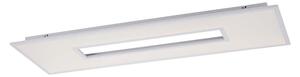 Lampada da soffitto a LED, bianca, dimmerabile, telecomando, L 120 cm