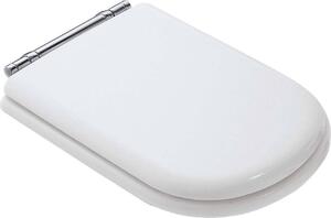 Ideal Standard sedile WC CALLA con coperchio, cerniere cromate bianco