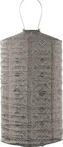 LUMIZ Lanterna solare a cilindro a mosaico - 28 cm - Taupe