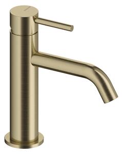 Miscelatore monocomando per lavabo SANYCCES LOOP ColdOpen 17,3 cm, oro spazzolato