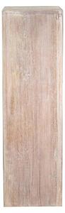Colonna Colonna in legno Colonna decorativa Piedistallo Supporto Base Portafiori in legno Bianco/bianco sporco piccolo 65 cm