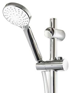 Set doccia tecuro ew-100 - con doccetta a 5 funzioni, flessibile da 160 cm, asta a muro da 100 cm