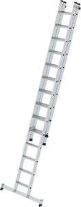 Scala a 2 sezioni con traversa nivello® 1x14 + 1x10 gradini